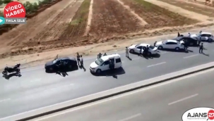 Gaziantep'te drone destekli uygulamada çok sayıda şahıs sorgulandı