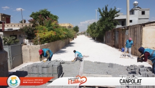 Haliliye Belediyesi üst yapı çalışmalarına devam ediyor