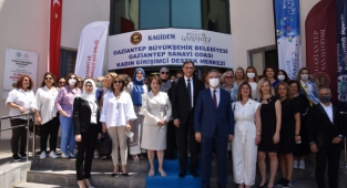 Kadın girişimciler, Gaziantep KAGİDEM'i ziyaret etti