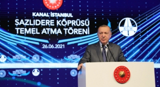 Kanal İstanbul, ülkemizin en önemli değerlerinden biri olarak tarihteki yerini alacaktır