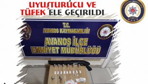 Nevşehir Avanos'da Uyuşturucu ve Tüfek Ele Geçirildi
