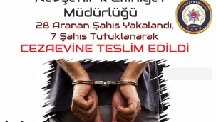 Nevşehir'de 28 Aranan Şahıs Yakalandı, 7 Şahıs Tutuklandı