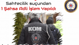 Nevşehir'de Resmi Belgede Sahtecilik suçundan 1 Şahsa Adli İşlem Yapıldı