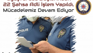 Nevşehir'de Uyuşturucu Suçlarından 22 Şahsa Adli İşlem Yapıldı