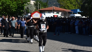 Şehit Ercan Yangöz’ün Naaşı Düzenlenen Törenle Memleketine Uğurlandı