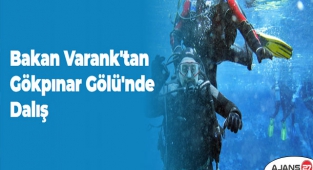 Bakan Varank'tan Gökpınar Gölü'nde dalış