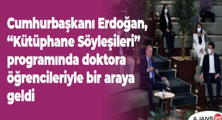 Cumhurbaşkanı Erdoğan, “Kütüphane Söyleşileri” programında doktora öğrencileriyle bir araya geldi