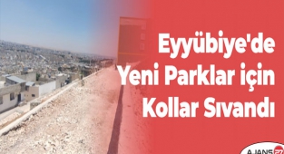 Eyyübiye'de yeni parklar için kollar sıvandı