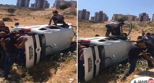 Gaziantep Düztepe'de Tutluk bölgesinde kaza