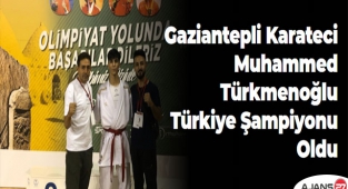Gaziantepli Karateci Muhammed Türkmenoğlu Türkiye şampiyonu oldu