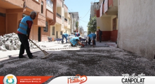 Haliliye Belediyesi'nden 4 mahallede yol yapım çalışması