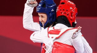 Milli tekvandocu Rukiye Yıldırım yarı finalde