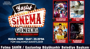 Gaziantep'te yazlık sinema günleri başlıyor