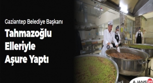 Tahmazoğlu Elleriyle Aşure Yaptı