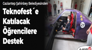 Gaziantep Şahinbey Belediyesinden Teknofest´e Katılacak Öğrencilere Destek