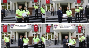 Gaziantep Emniyet Müdürlüğü'nde Trafik Eğitimi Sertifika Töreni