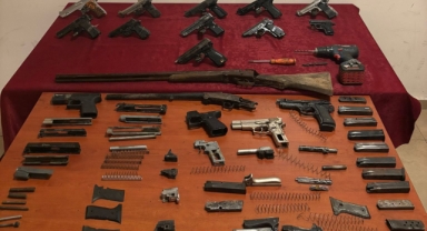 Gaziantep’te Çok Sayıda Silah Ele Geçirildi