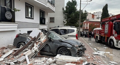 Gebze'de 5 Katlı Apartmanda Doğal Gaz Patlaması Oldu