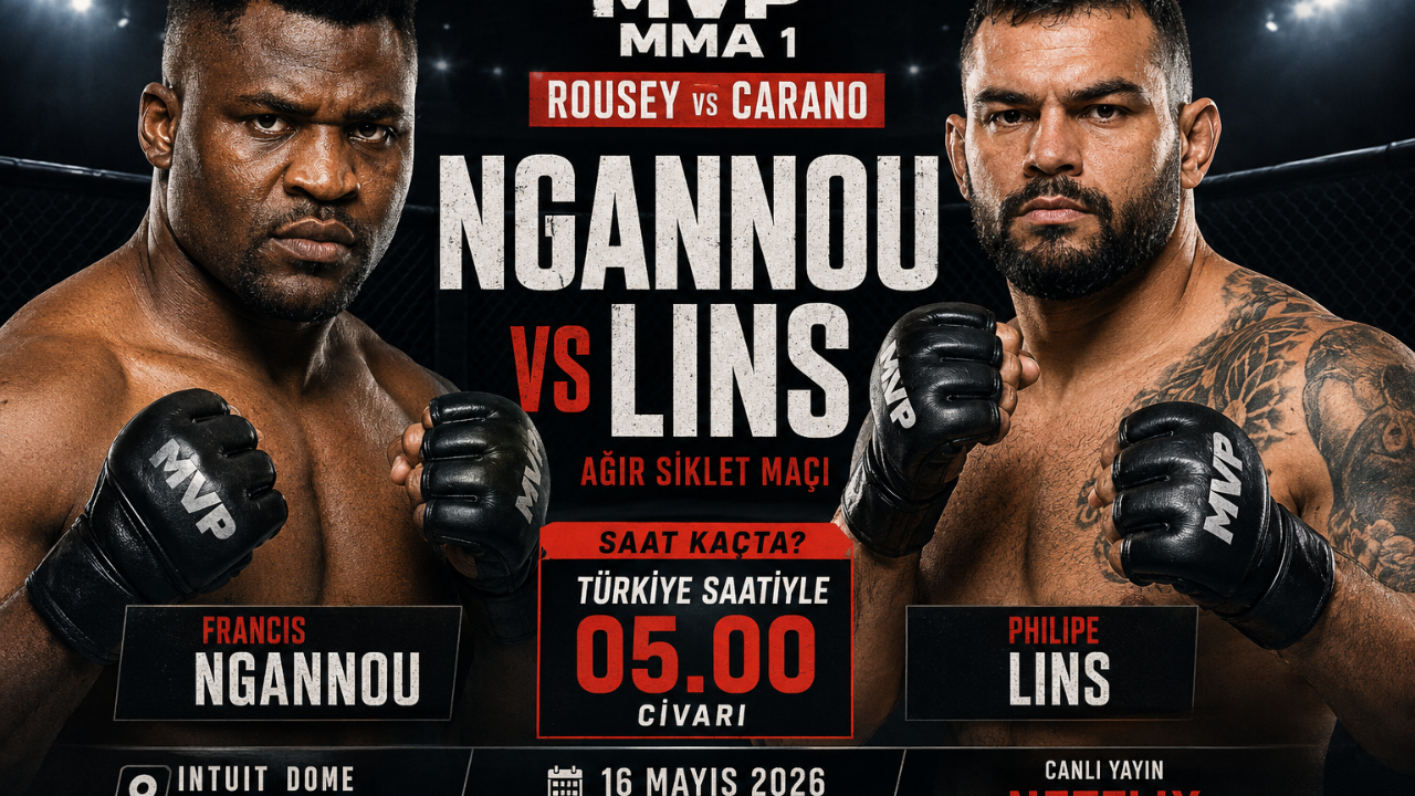 Ngannou vs Lins Maçı Ne zaman, Saat Kaçta, Nasıl izleyebilirim