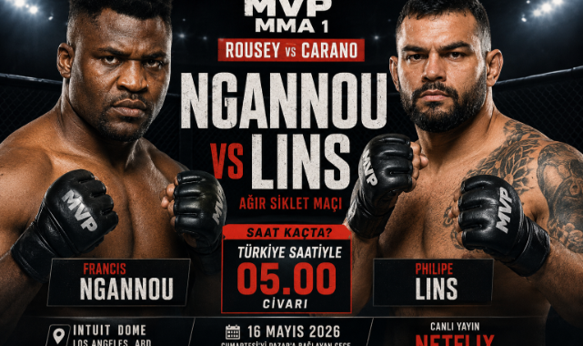 Ngannou vs Lins Maçı Ne zaman, Saat Kaçta, Nasıl izleyebilirim